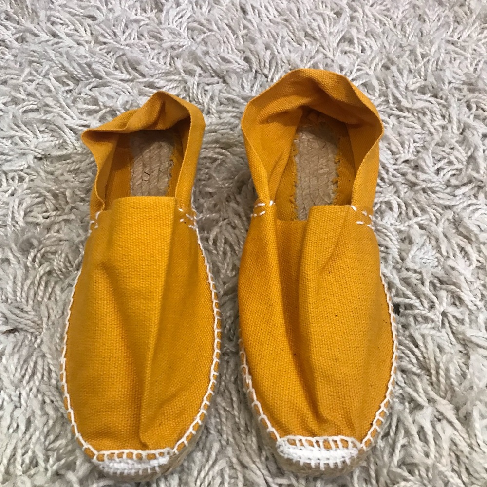 Mustard Espadrille Flats